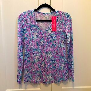 Brand New with Tags Lilly Pulitzer Long Sleeve Knit XXS in Amethyst Gday Mate